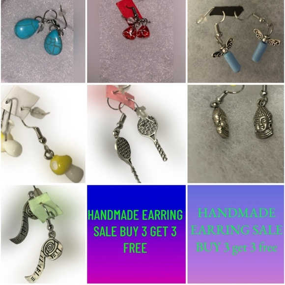 Handmade nwt rare designer luxury earrings buy 3 get 3 free!!!!!!I free🆓🆓🆓 - Picture 13 of 16